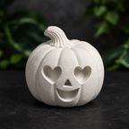 Pumpkin with Heart Eyes