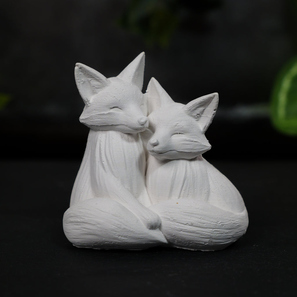 Foxes Cuddling