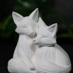Foxes Cuddling