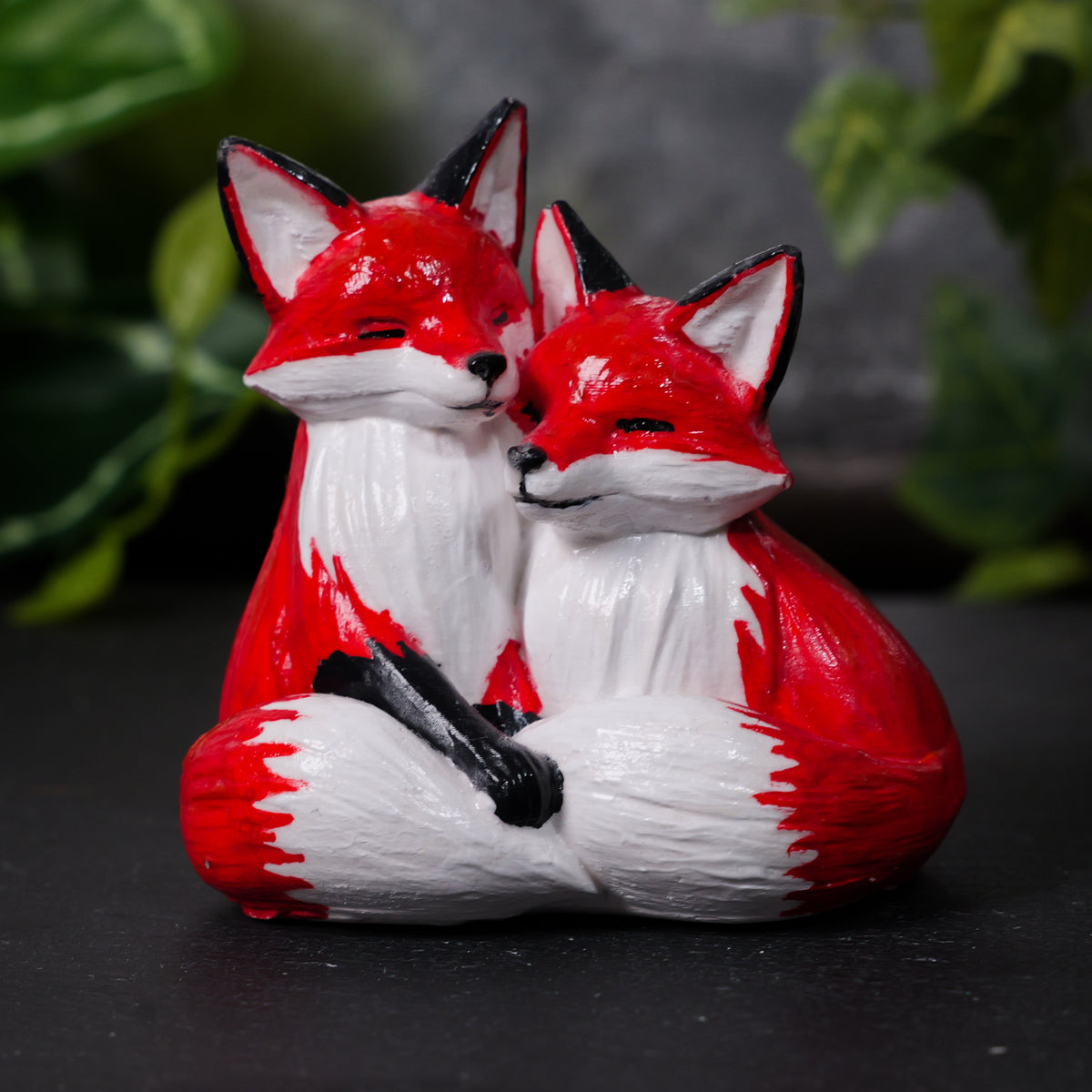 Foxes Cuddling